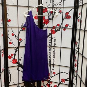 Women’s size 4 One Shoulder Halston Purple Dress